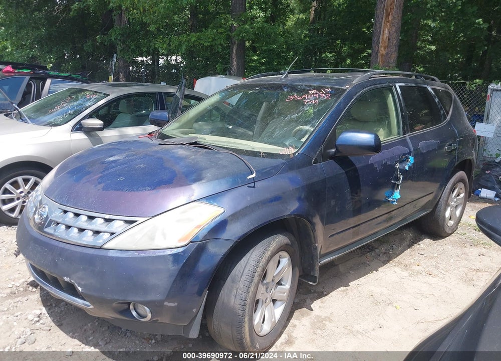 2006 NISSAN MURANO VIN: JN8AZ08T96W420973