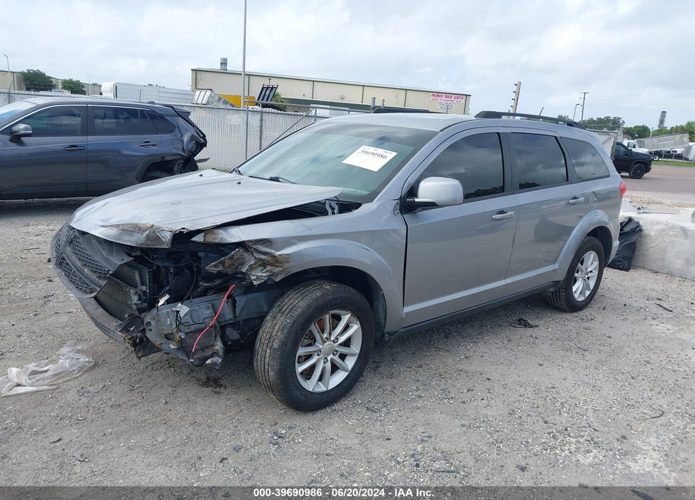 2015 DODGE JOURNEY SXT VIN: 3C4PDCBG9FT743315
