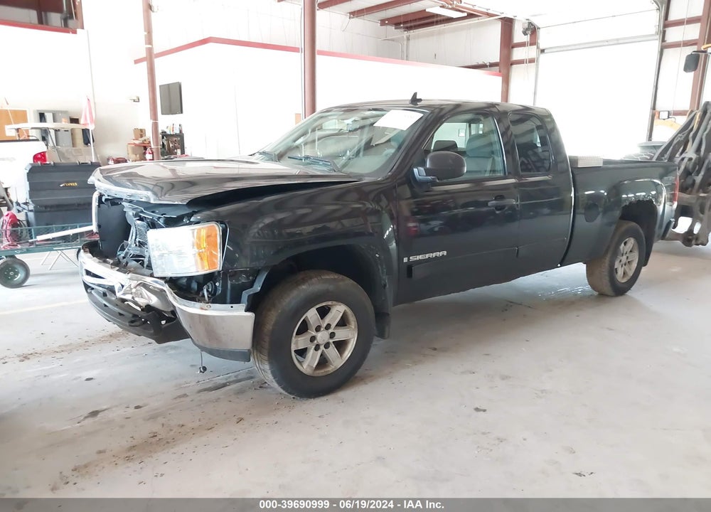 2009 GMC SIERRA 1500 SLE VIN: 1GTEK29079Z275744