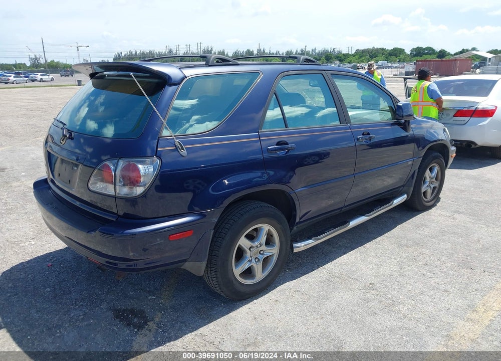 2001 LEXUS RX 300 VIN: JTJGF10U810100593