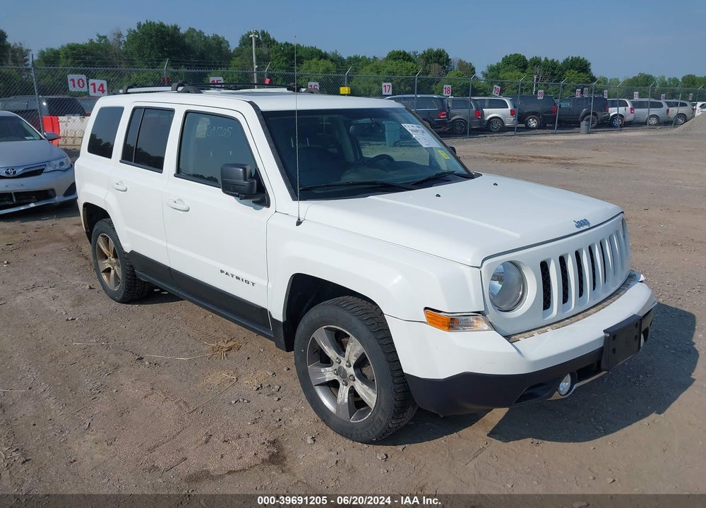 2016 JEEP PATRIOT HIGH ALTITUDE EDITION VIN: 1C4NJRFB3GD806000