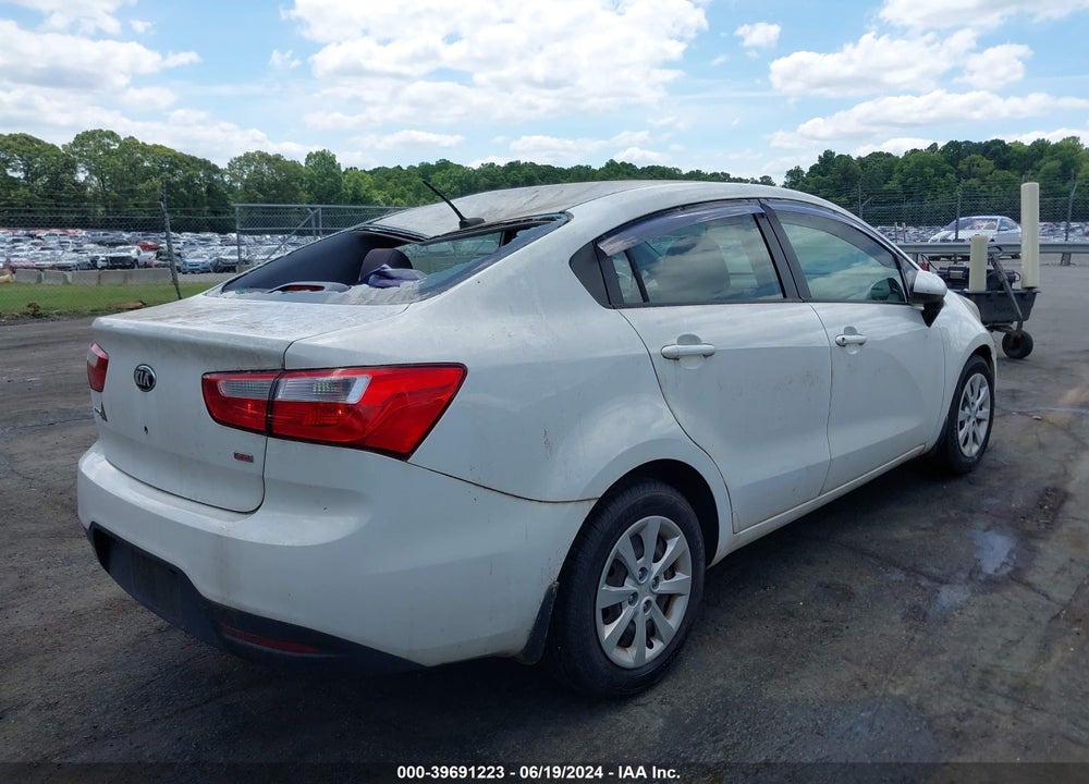 2015 KIA RIO LX VIN: KNADM4A34F6457533