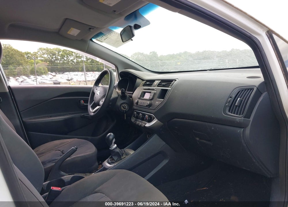 2015 KIA RIO LX VIN: KNADM4A34F6457533