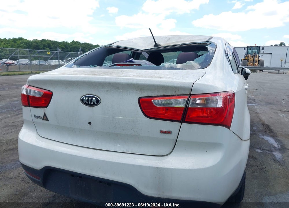 2015 KIA RIO LX VIN: KNADM4A34F6457533