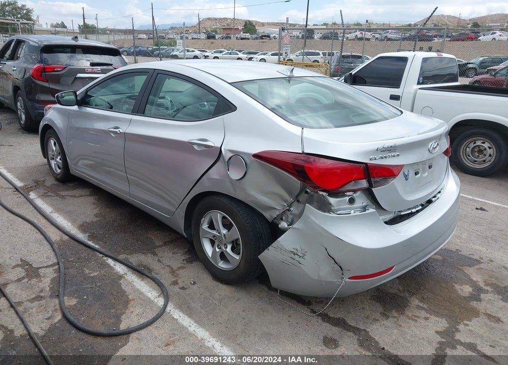 2015 HYUNDAI ELANTRA SE VIN: 5NPDH4AE4FH548543