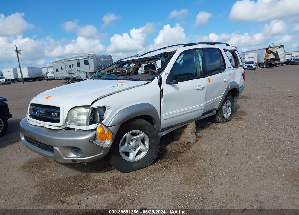2002 TOYOTA SEQUOIA SR5 V8 VIN: 5TDZT34A12S085126