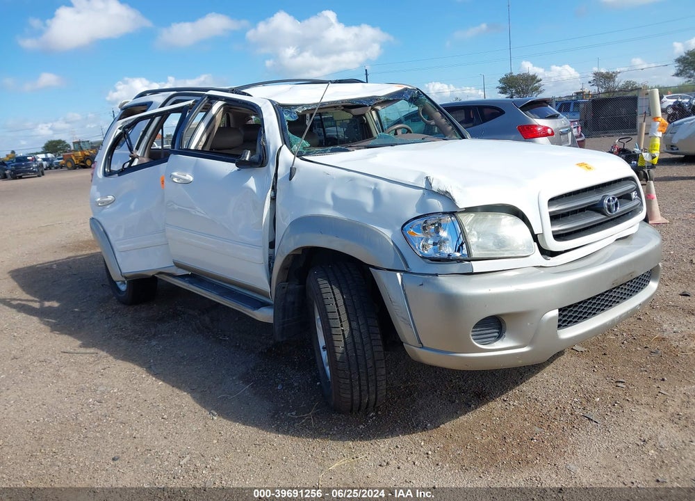 2002 TOYOTA SEQUOIA SR5 V8 VIN: 5TDZT34A12S085126