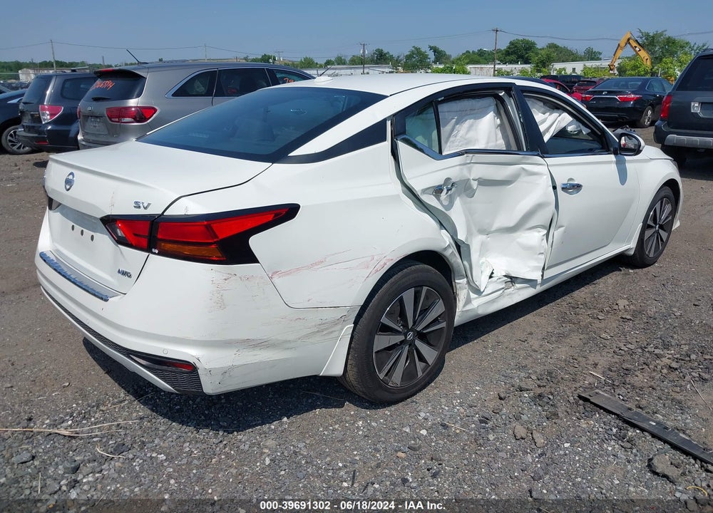 2022 NISSAN ALTIMA SV INTELLIGENT AWD VIN: 1N4BL4DW1NN303309