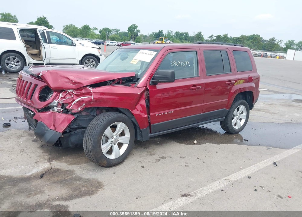 2017 JEEP PATRIOT LATITUDE 4X4 VIN: 1C4NJRFB5HD174876