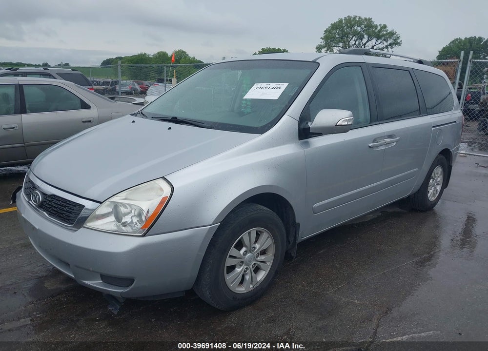 2011 KIA SEDONA LX VIN: KNDMG4C75B6378747