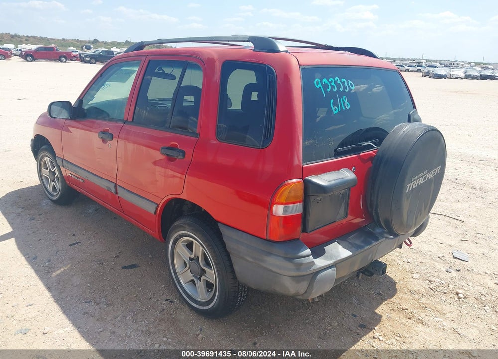 2003 CHEVROLET TRACKER HARD TOP BASE VIN: 2CNBE13C936933330