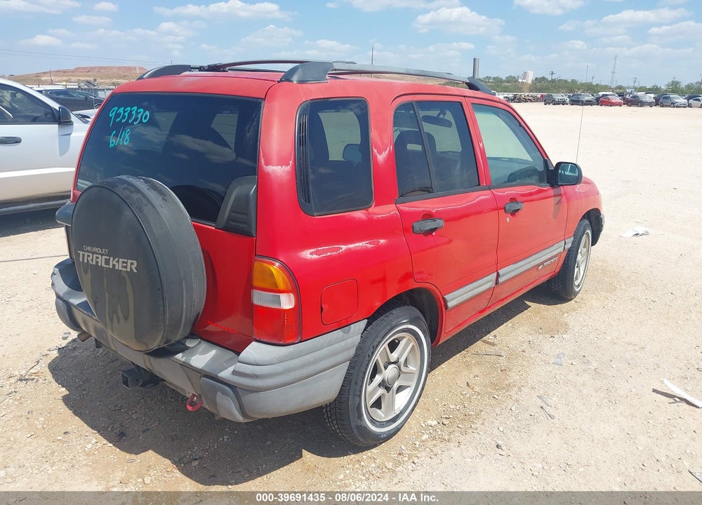 2003 CHEVROLET TRACKER HARD TOP BASE VIN: 2CNBE13C936933330