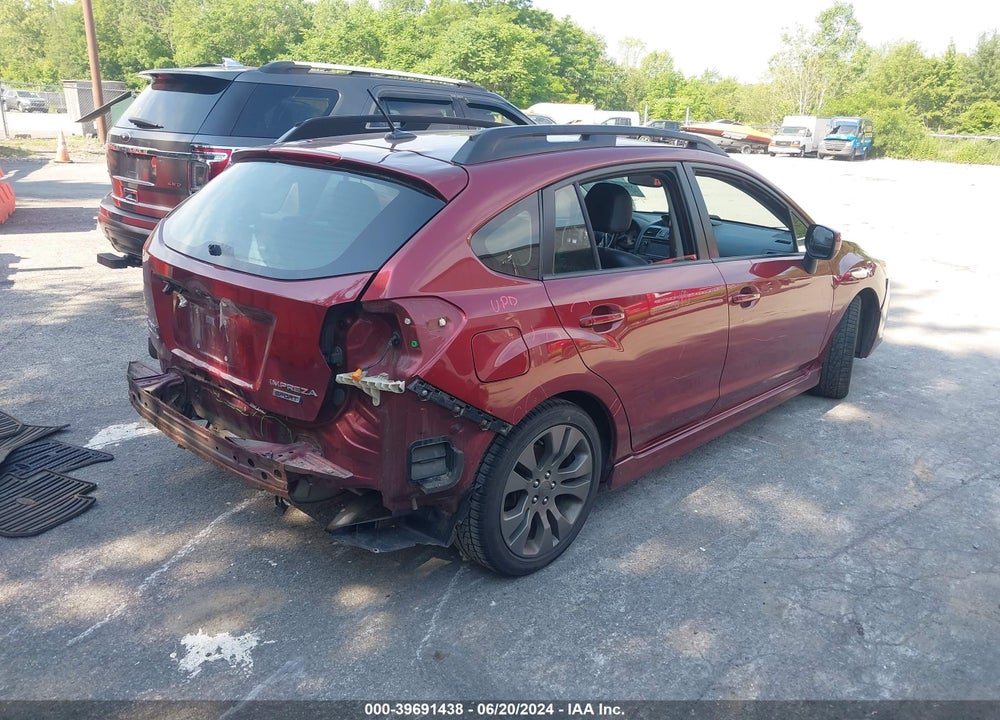 2013 SUBARU IMPREZA 2.0I SPORT LIMITED VIN: JF1GPAU62D2818182