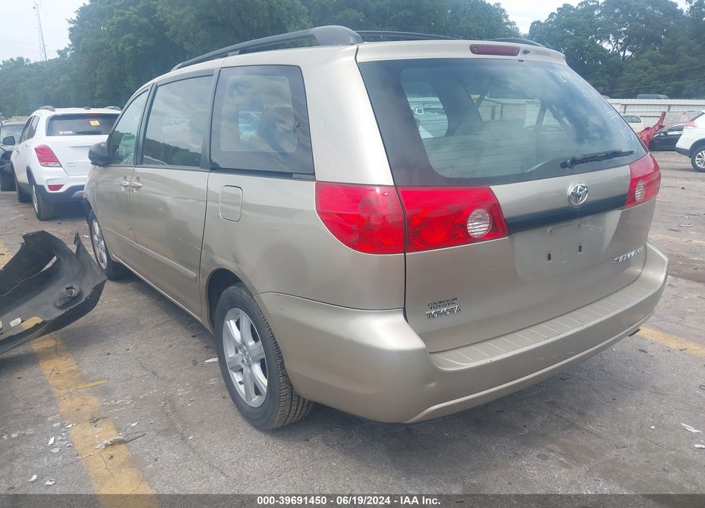 2009 TOYOTA SIENNA CE VIN: 5TDZK23C69S230333