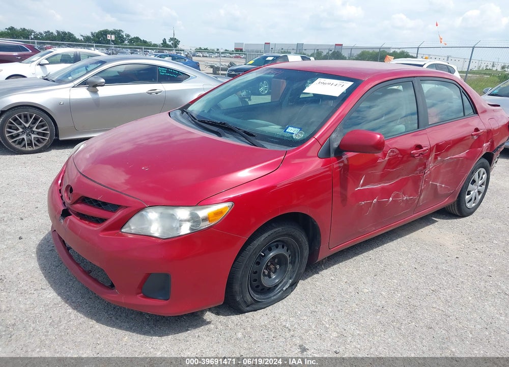 2011 TOYOTA COROLLA LE VIN: 2T1BU4EE5BC725210