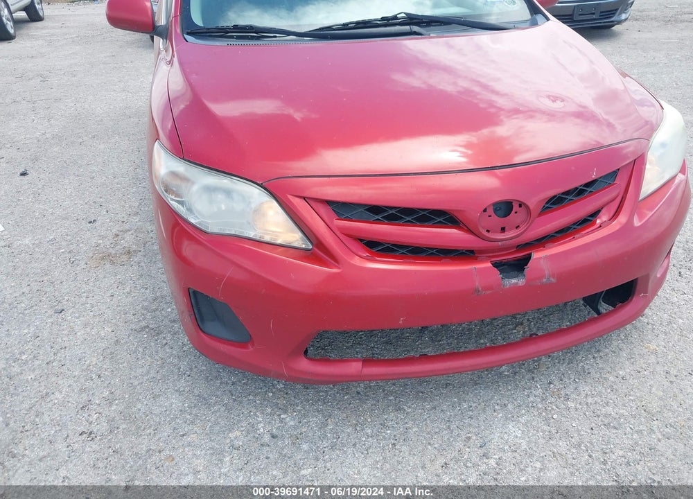 2011 TOYOTA COROLLA LE VIN: 2T1BU4EE5BC725210