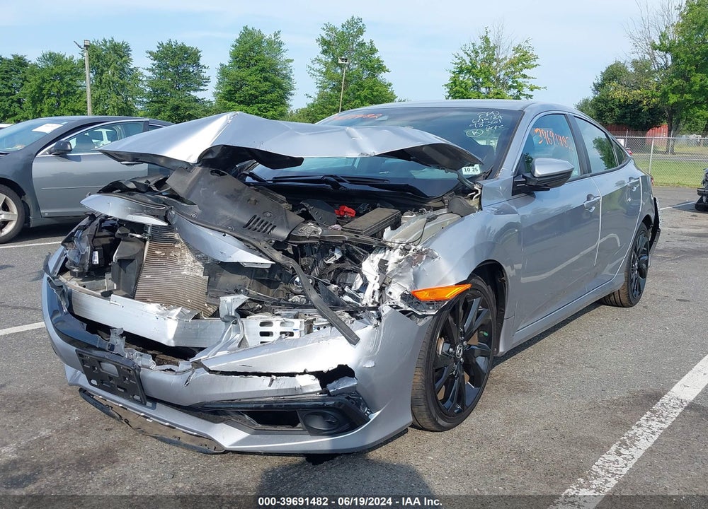 2020 HONDA CIVIC SPORT VIN: 2HGFC2F80LH598361