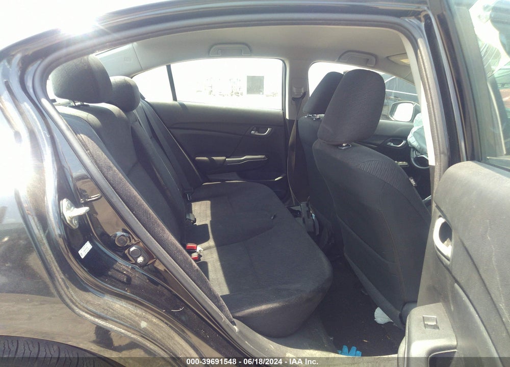 2013 HONDA CIVIC LX VIN: 2HGFB2F54DH591889