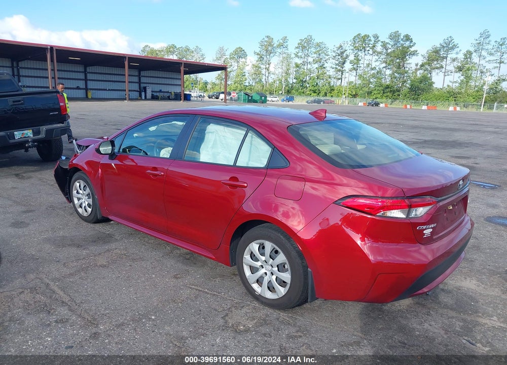 2022 TOYOTA COROLLA LE VIN: JTDEPMAE5NJ222814