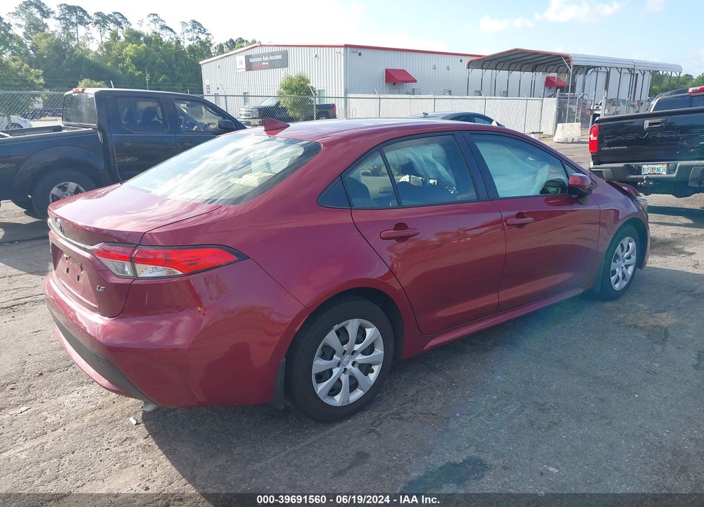 2022 TOYOTA COROLLA LE VIN: JTDEPMAE5NJ222814