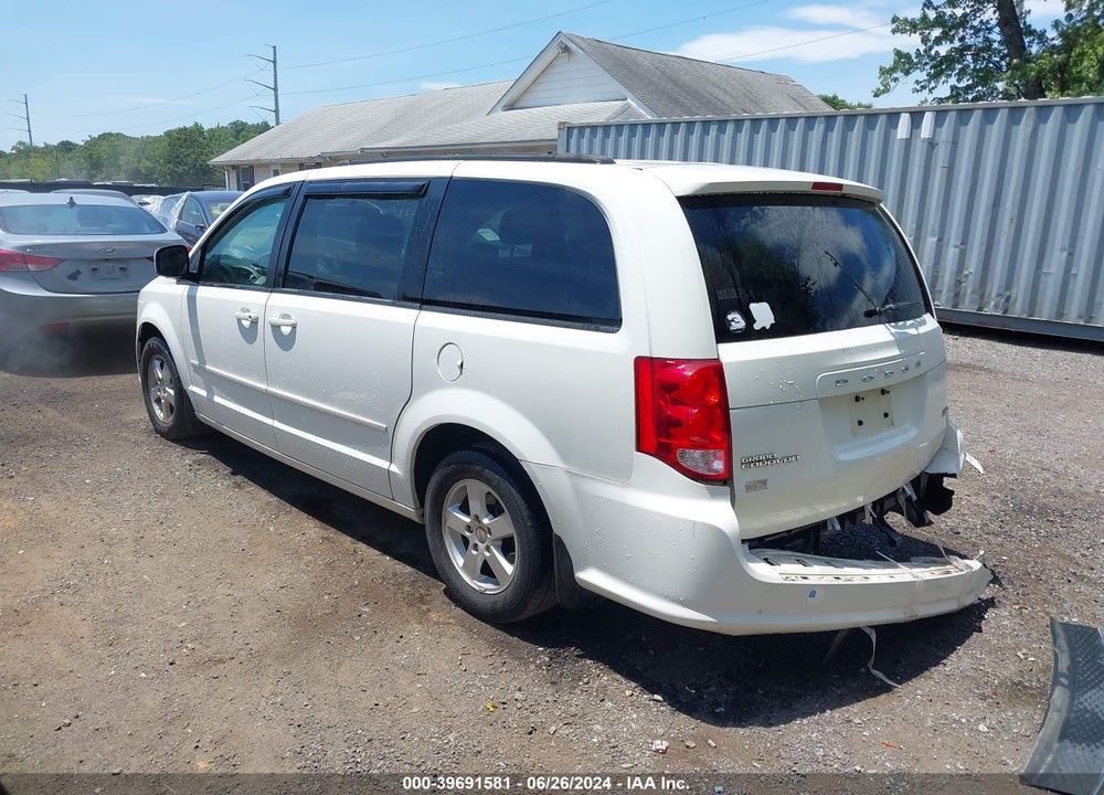 2012 DODGE GRAND CARAVAN SXT VIN: 2C4RDGCG1CR302033