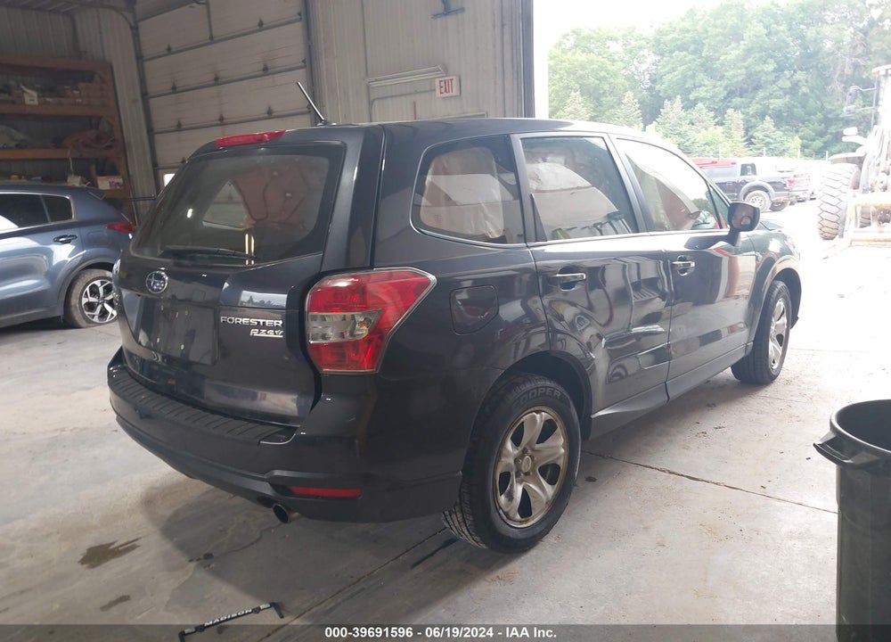 2015 SUBARU FORESTER 2.5I VIN: JF2SJAAC6FH559066
