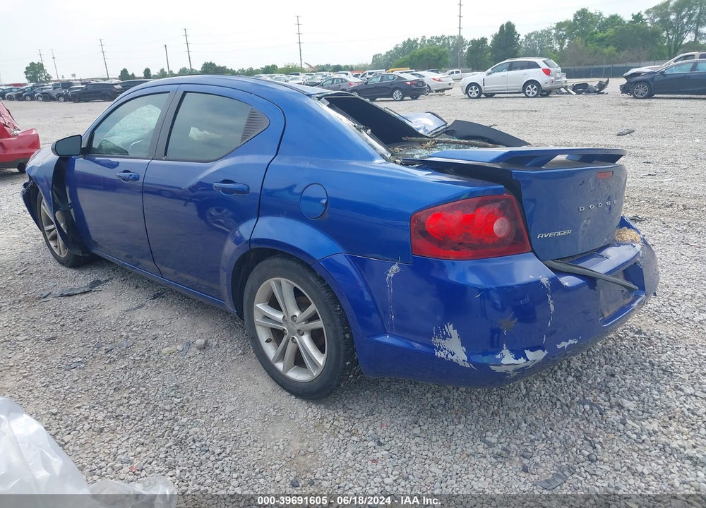 2014 DODGE AVENGER VIN: 1C3CDZAB8EN148093