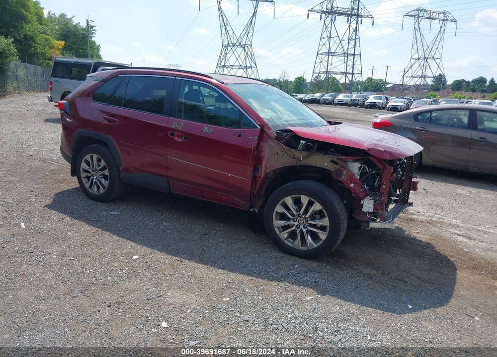 2021 TOYOTA RAV4 XLE PREMIUM VIN: 2T3A1RFV2MW170192
