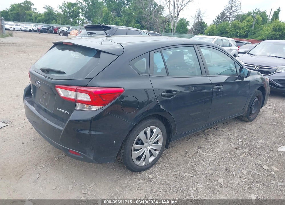 2019 SUBARU IMPREZA 2.0I VIN: 4S3GTAA60K3757092
