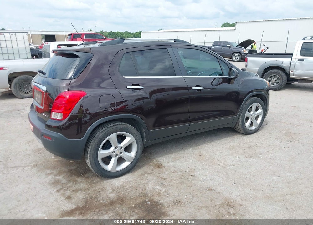 2015 CHEVROLET TRAX LTZ VIN: KL7CJNSB0FB139111