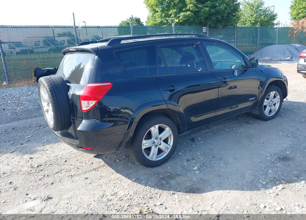 2008 TOYOTA RAV4 SPORT VIN: JTMBD32V186080392