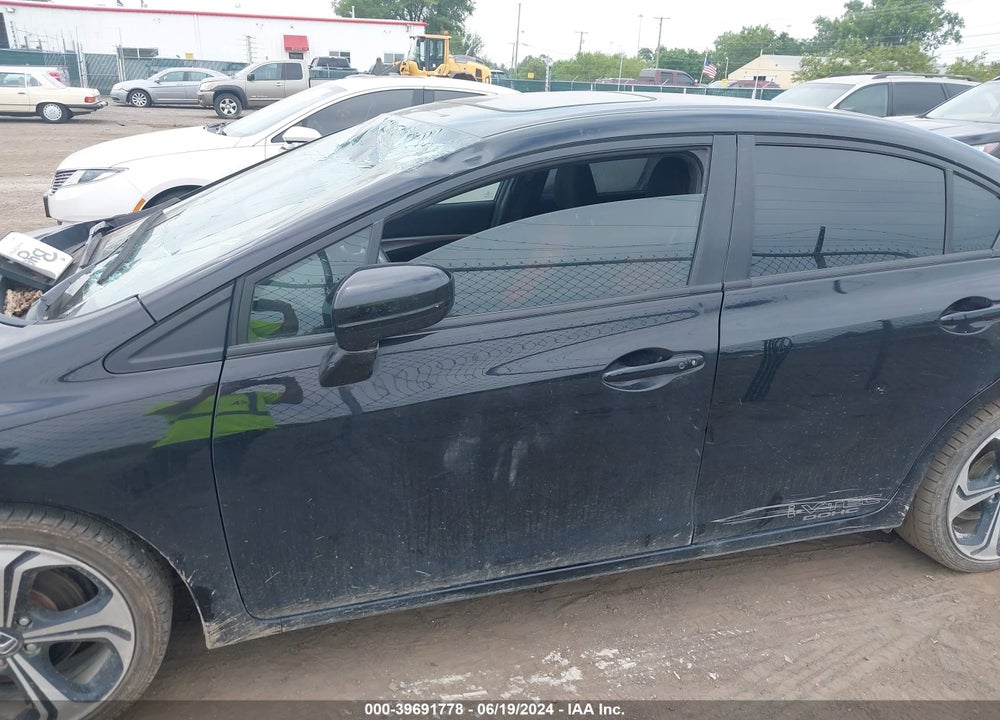 2015 HONDA CIVIC SI VIN: 2HGFB6E5XFH709293