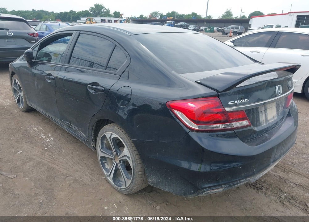 2015 HONDA CIVIC SI VIN: 2HGFB6E5XFH709293