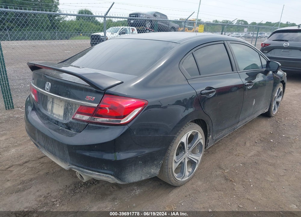 2015 HONDA CIVIC SI VIN: 2HGFB6E5XFH709293