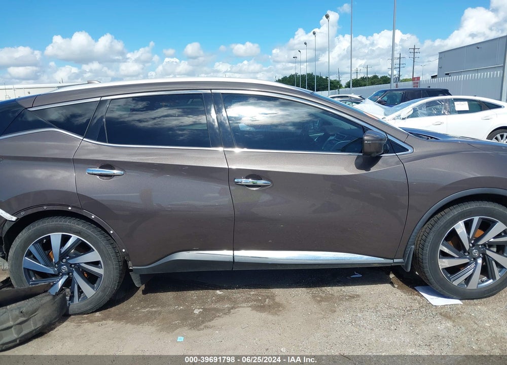 2018 NISSAN MURANO PLATINUM VIN: 5N1AZ2MG7JN158591