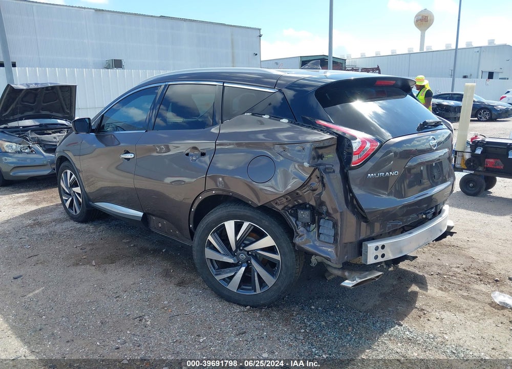 2018 NISSAN MURANO PLATINUM VIN: 5N1AZ2MG7JN158591