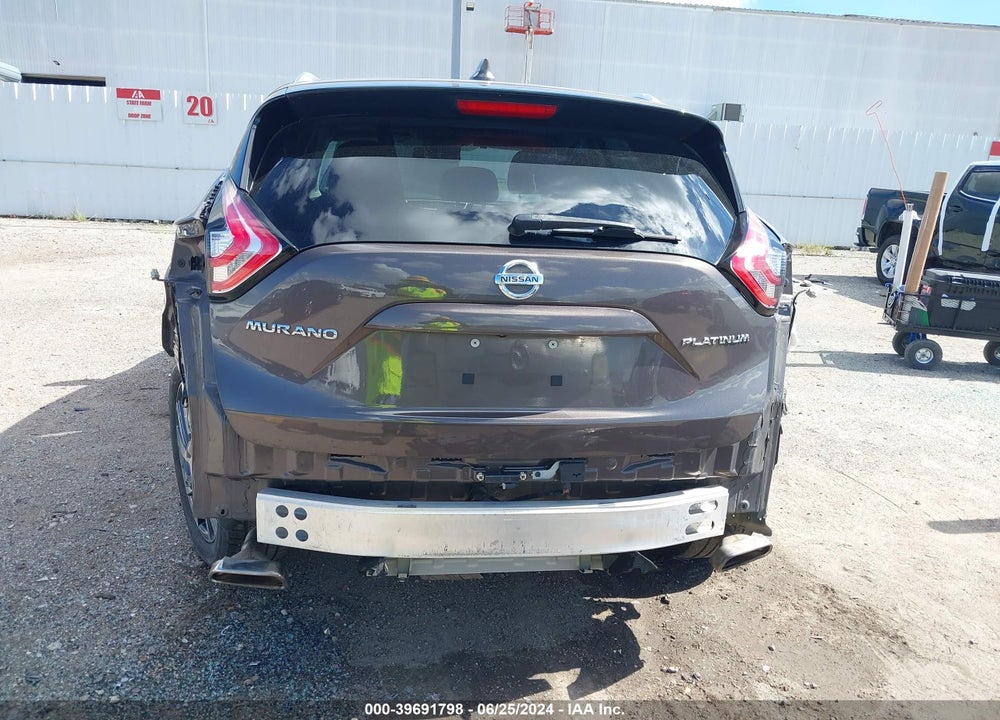 2018 NISSAN MURANO PLATINUM VIN: 5N1AZ2MG7JN158591