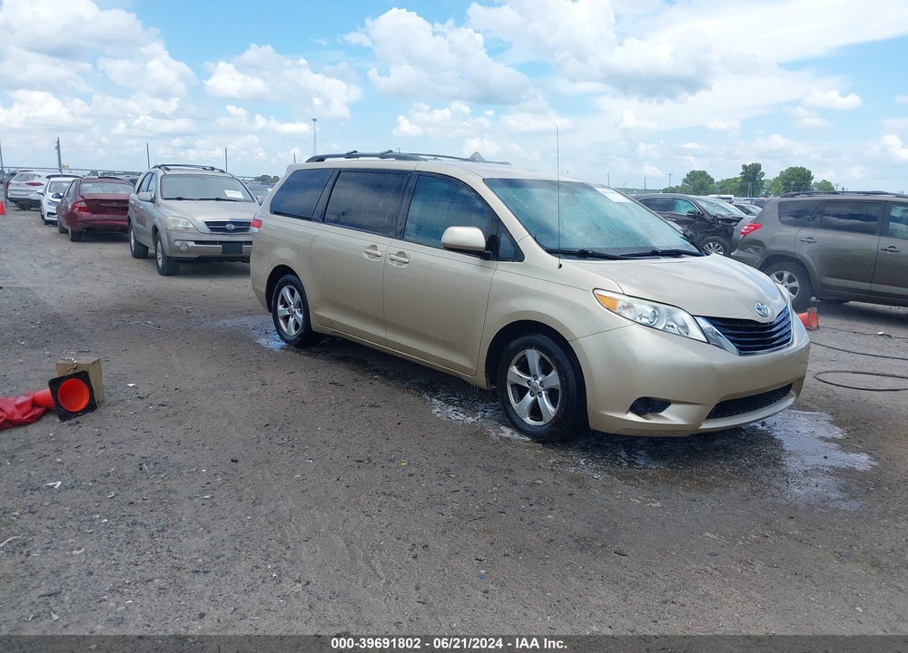 2011 TOYOTA SIENNA LE V6 VIN: 5TDKK3DC2BS079969