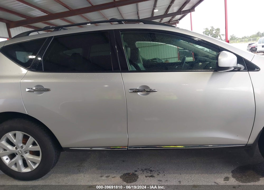 2012 NISSAN MURANO SL VIN: JN8AZ1MU5CW100291