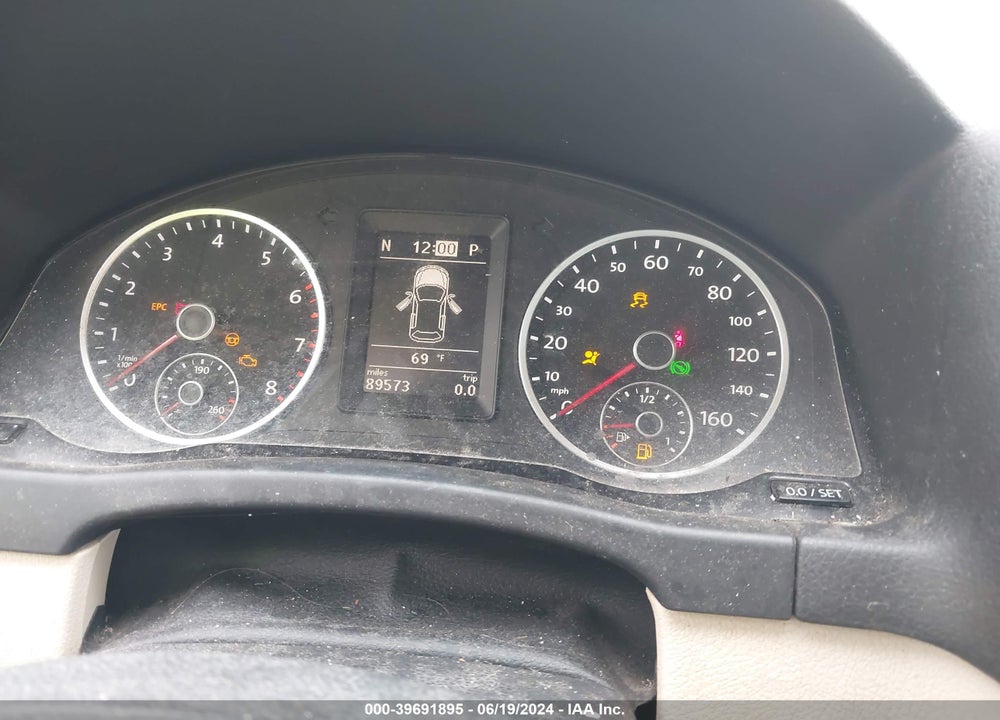 2012 VOLKSWAGEN TIGUAN SE VIN: WVGBV7AX7CW585350