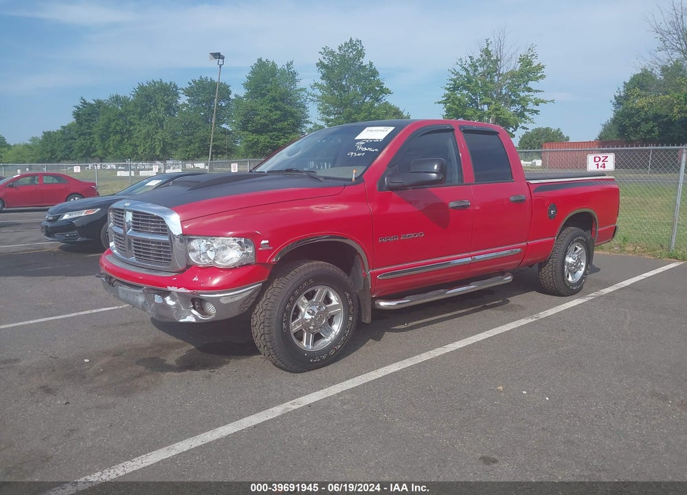2004 DODGE RAM 2500 SLT/LARAMIE VIN: 3D7KA28C64G108727