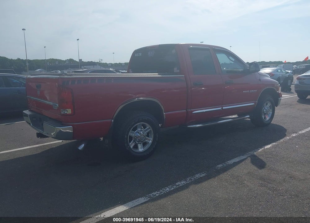 2004 DODGE RAM 2500 SLT/LARAMIE VIN: 3D7KA28C64G108727