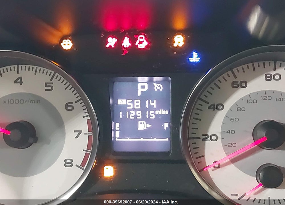 2013 SUBARU IMPREZA 2.0I SPORT LIMITED VIN: JF1GPAR60D2849309