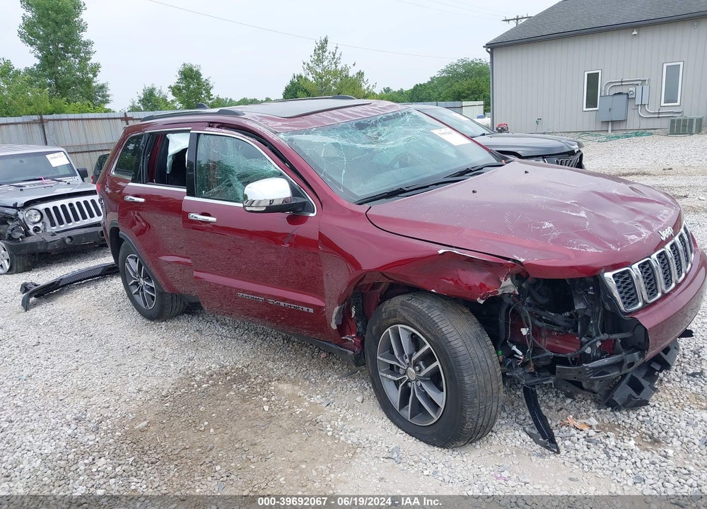 2018 JEEP GRAND CHEROKEE LIMITED 4X4 VIN: 1C4RJFBG1JC449804