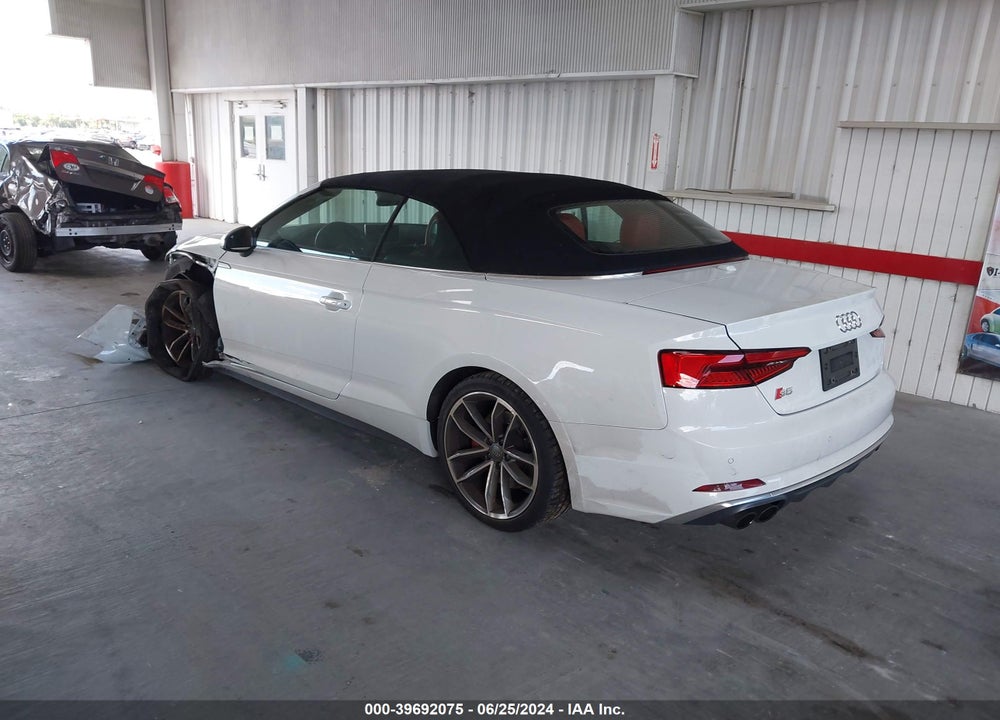 2018 AUDI S5 3.0T PREMIUM PLUS VIN: WAU24GF5XJN002994