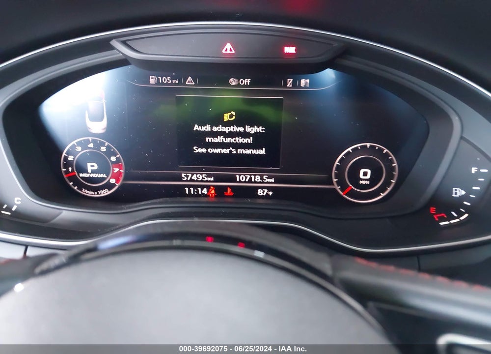 2018 AUDI S5 3.0T PREMIUM PLUS VIN: WAU24GF5XJN002994