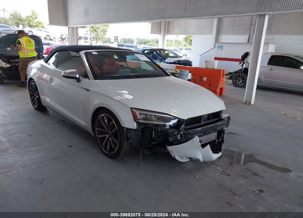 2018 AUDI S5 3.0T PREMIUM PLUS VIN: WAU24GF5XJN002994