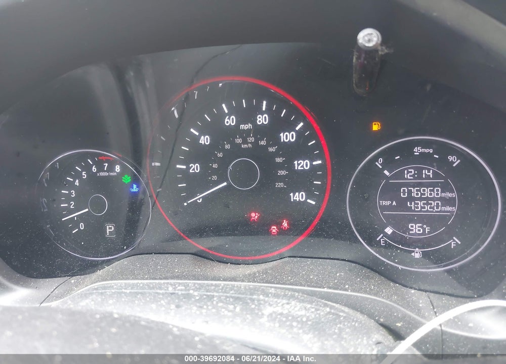 2019 HONDA HR-V LX VIN: 3CZRU5H32KG704894