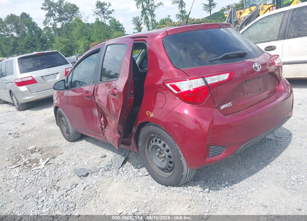 2018 TOYOTA YARIS L VIN: VNKKTUD30JA097618