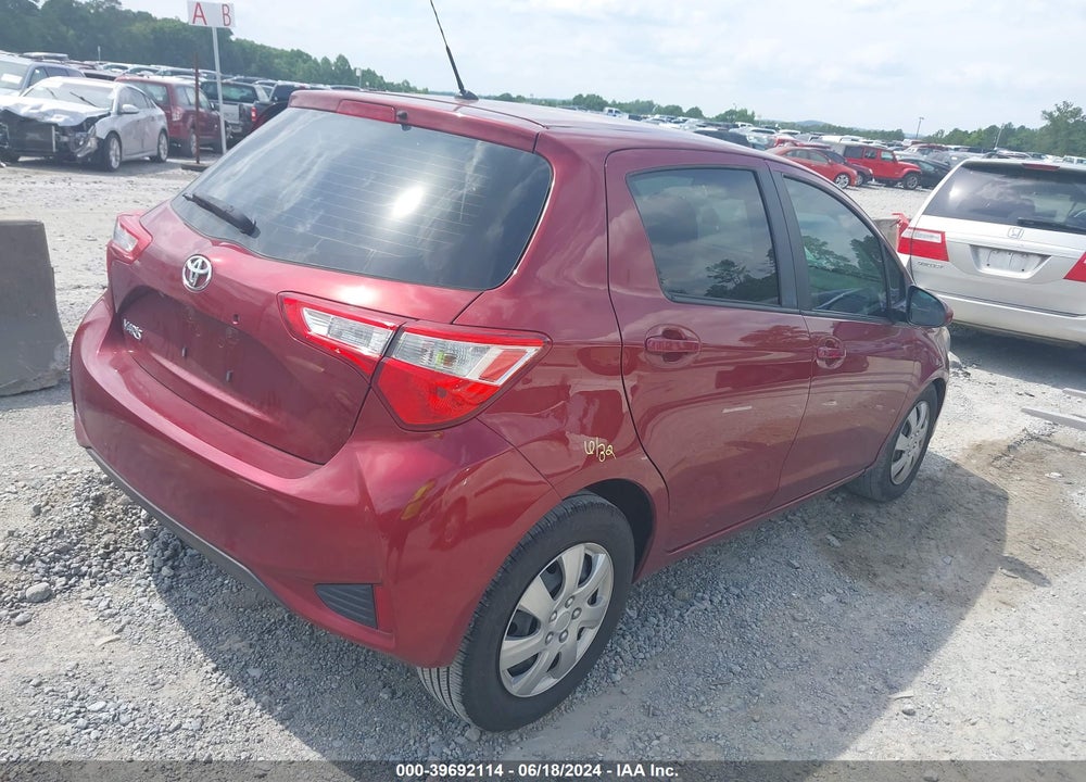 2018 TOYOTA YARIS L VIN: VNKKTUD30JA097618